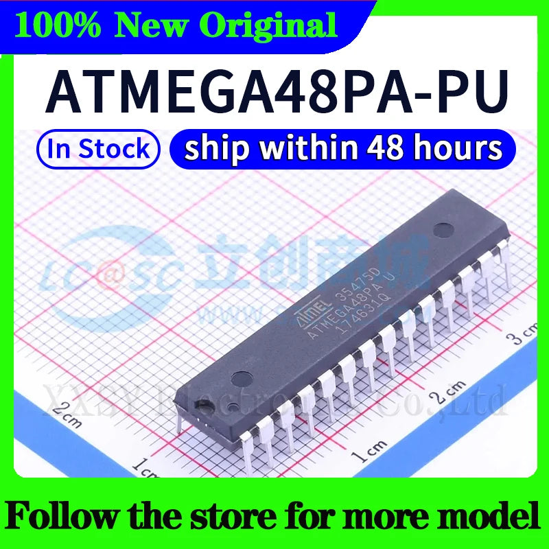 ATMEGA8A-PU  ATMEGA8-16PU  ATMEGA8L-8PU  ATMEGA48-20PU  ATMEGA48V-10PU  ATMEGA48PA-PU  ATMEGA48PV-10PU  In stock 48 hours ship