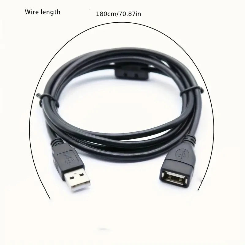 0.5/1/2/3/5 M USB Extension Cable Data Cord For Laptop TV SSD Male to Female Computer Camera Printer Connector