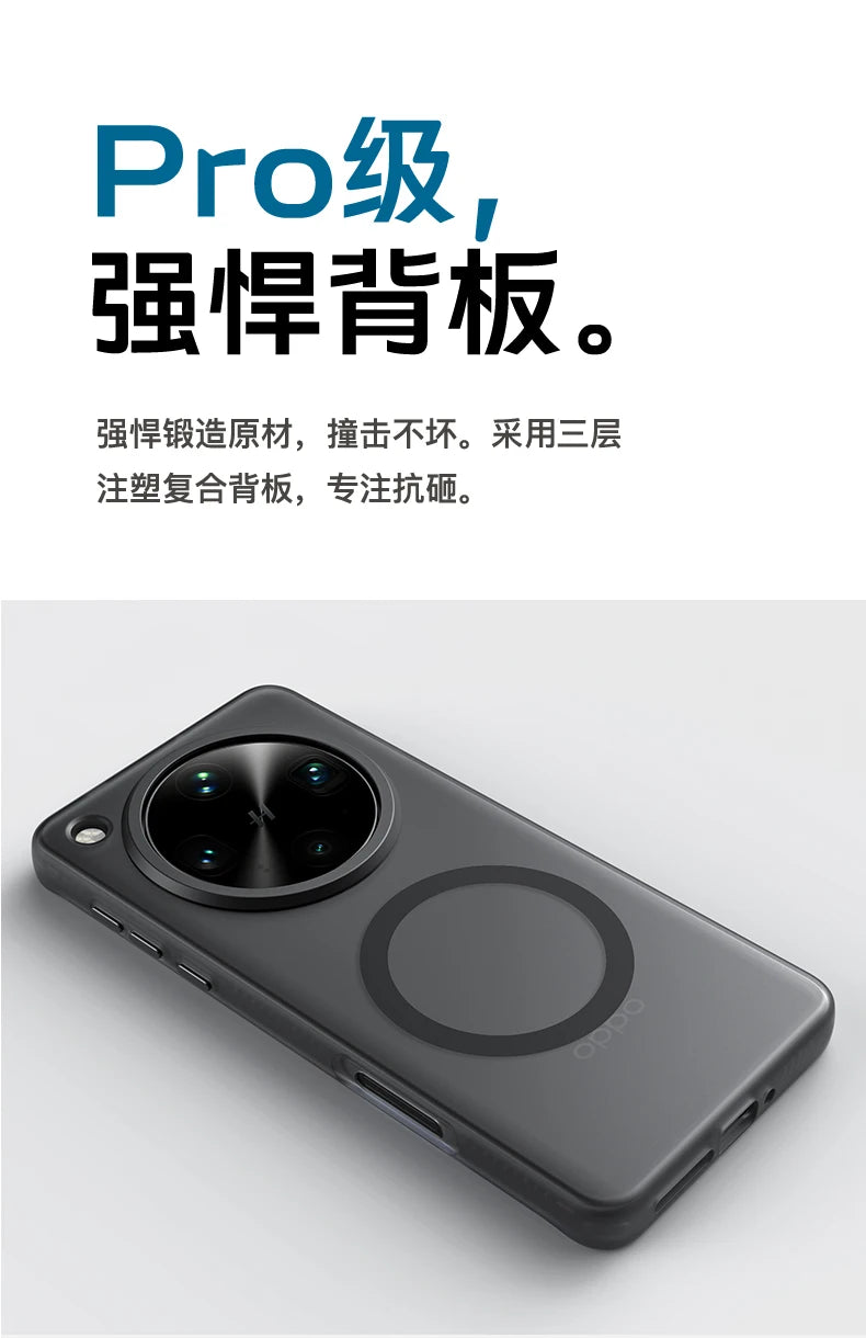 For OPPO Find X8 Ultra Pro Case Luxury Skin Feel Matte Magsafe Magnet Phone Cover For OPPO Find X 8 X8Pro Shockproof Bumper