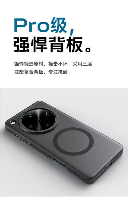 For OPPO Find X8 Ultra Pro Case Luxury Skin Feel Matte Magsafe Magnet Phone Cover For OPPO Find X 8 X8Pro Shockproof Bumper
