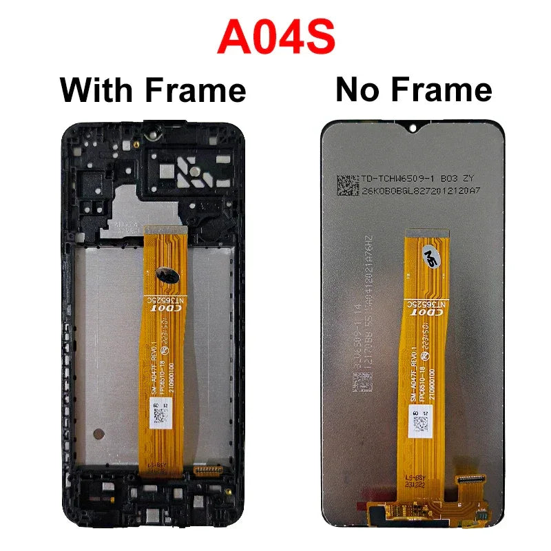 6.5" For Samsung Galaxy A04 LCD A045 A045F Display A04S Touch Screen A047 A047F For Samsung A04E LCD A042 A042F  Digitiz Replace