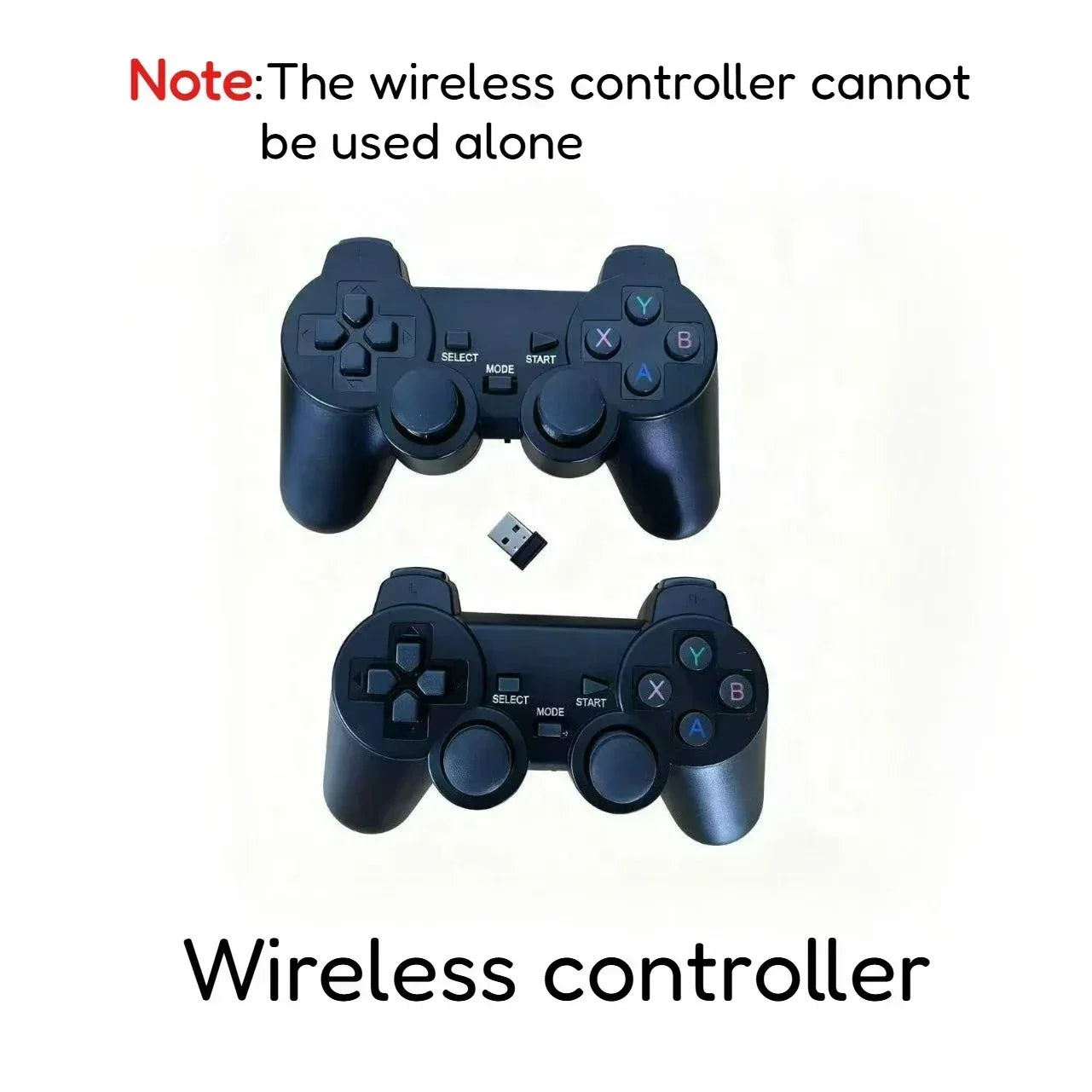 M8 4K HD Output Retro Video Game Console 2.4G Dual Wireless Controller Home TV Plug and Play Game Stick