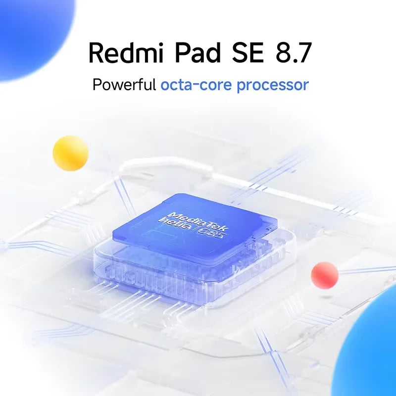 Global Version Xiaomi Redmi Pad SE 8.7 inch Mi Tablet 90Hz Display 6650mAh MTK Helio G85 Dual speakers Dolby Atmos®