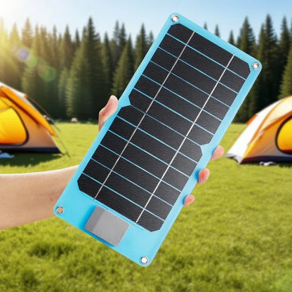 Solar Panel 20W-100W USB Type-C Waterproof Outdoor Hiking Camping Portable Battery Mobile Phone Charging Bank Charging Panel 5V