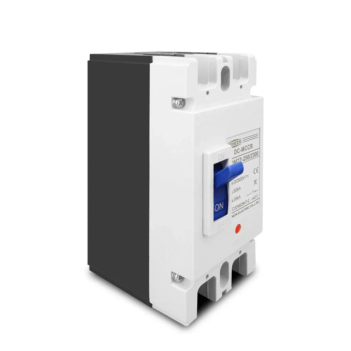 TOMZN 2P DC MCCB 600V Solar Molded Case Circuit Breaker Overload Protection Switch Protector for Solar Photovoltaic PV