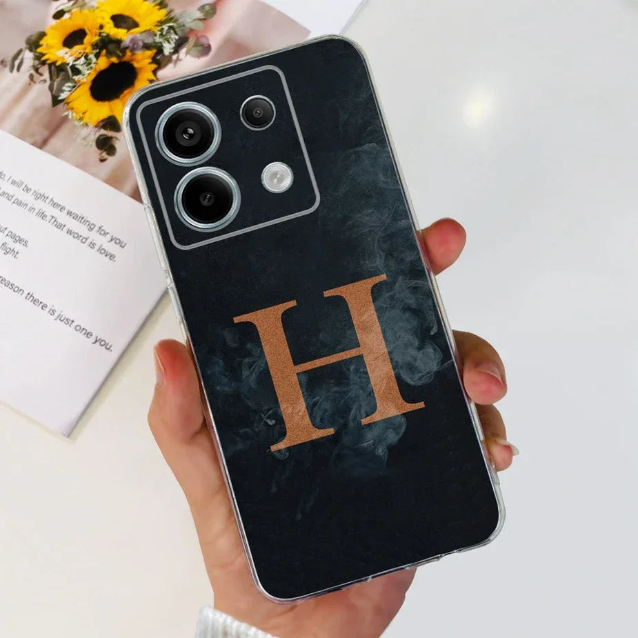For Xiaomi Poco X6 Pro Case New Letters Cover Clear Silicone Phone Case For Xiaomi Poco X6 PocoX6 Pro 5G Soft Cover Fundas Coque