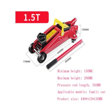 1.5 ton 2 ton Hydraulic Horizontal Hydraulic Jack For Car Special Trolley For Car Truck SUV Tire Change