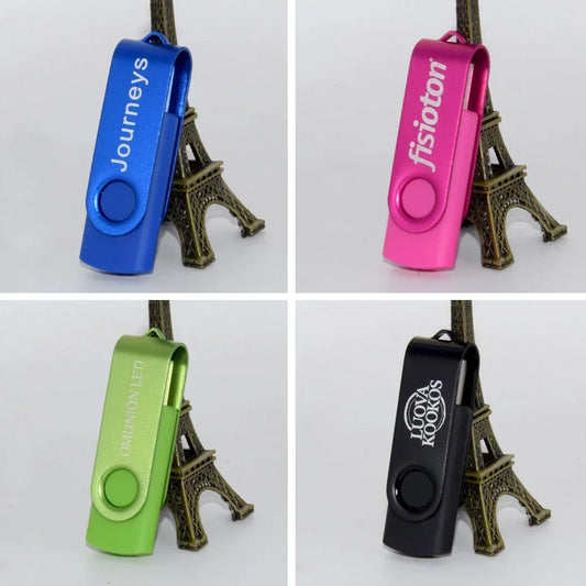 100PCS USB 2.0 Pendrive 128GB 64GB 32GB 16GB 8GB USB Flash Drive 4GB 2GB Free Laser Logo 2.0 USB Flash Drive Stick Best Gift by PDG ibma