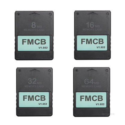 FMCB Free McBoot Card for PS2 Playstation 2 Console 8MB/16MB/32MB/64MB Memory Card v1.953 OPL MC Boot Card for PS2 Accessories