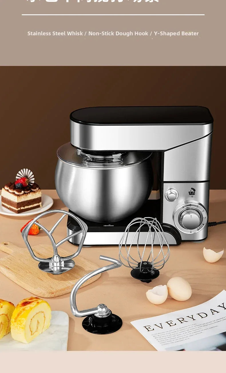Stand Mixer – Home Kitchen Machine with Dough Hook, Beater & Whisk, 1200W Powerful Motor for Baking/Cooking, Tilt-Head Design