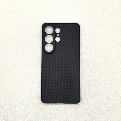 Ultra-Thin Kevlar Pure Carbon Fiber Phone Case For Samsung Galaxy S23 S24 26 Ultra Plus Commercial Aramid Fiber Shockproof Cover