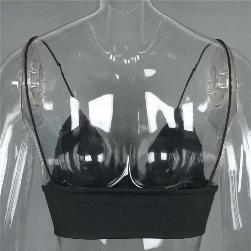 New arrival european fashion bra women crop top fashion slim sexy hot black bralette vest ladieswear solid fitness bralet sale