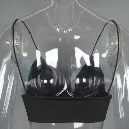 New arrival european fashion bra women crop top fashion slim sexy hot black bralette vest ladieswear solid fitness bralet sale