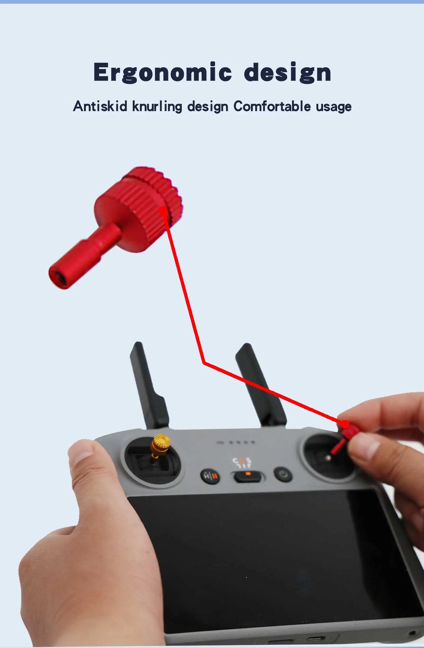 Remote Control Joysticks for DJI Air 3 RC 2/RC Aluminium Alloy For DJI Mini 3 Pro/Mini 3/Mavic 3 Pro/Mini 4 Pro Drone Accessory