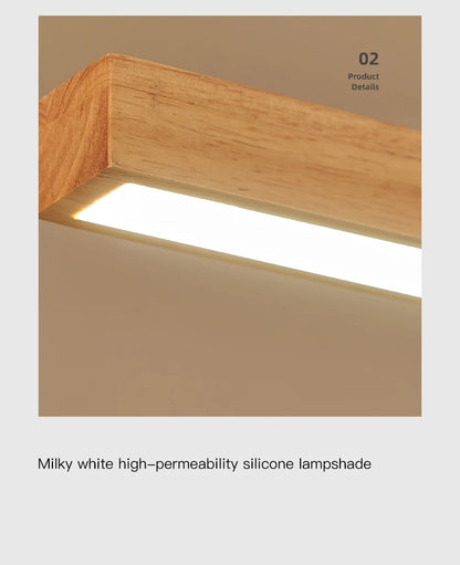 Modern Hanging Chandelier For Dining Room Kitchen Shop Long Table Wooden Chandelier Pendent Lamp Minimalist Design Led Lighting