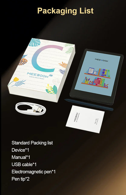 Meebook M8C 7.8" color ink  Android 14 Ebook reader электронная книга  with google play store and fast refresh 4G RAM 64GB ROM