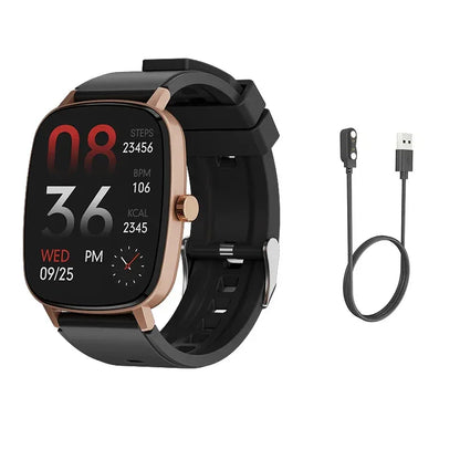 2.01 Inch Aiweile AW63 Smart Watch Men Clock Smartwatch Bluetooth Call Fitness Wristwatch for Android IOS Lightweight PK LT10