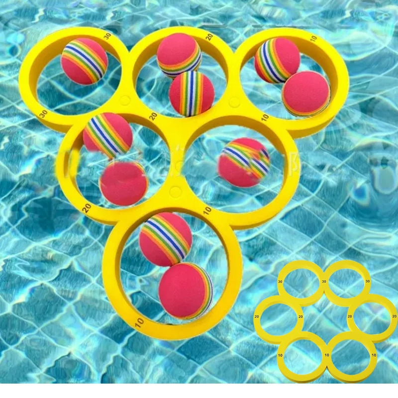 Pool Toy Fun Splash Water Sports Floating Pool Game Toy - Durable EVA Material, Random Color Ball, Perfect for Summer Fun