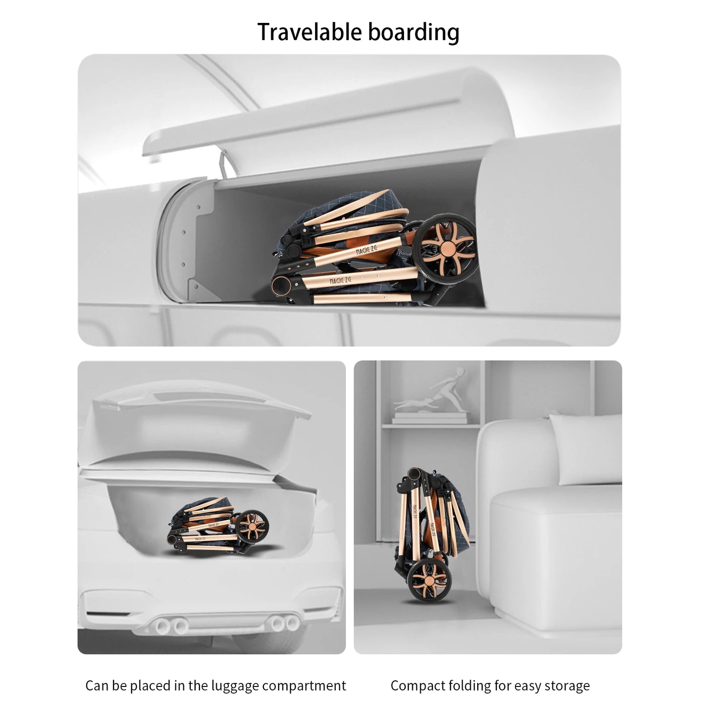 Baby Stroller 3 in 1 stroller lightweight strollers  Baby Carriage mutifunction strollers Baby newborn stroller mother kids