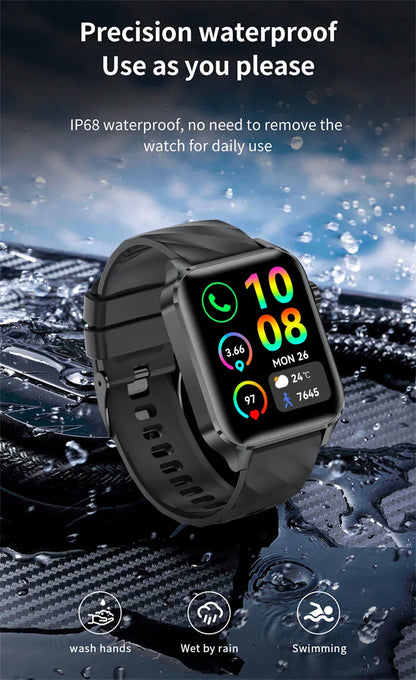 LIGE Smart Watch Sport Fitness Sleep Monitor Fashion Luxury Women's Watch Bluetooth Call Message Clearance Sale Men's Smartwatch
