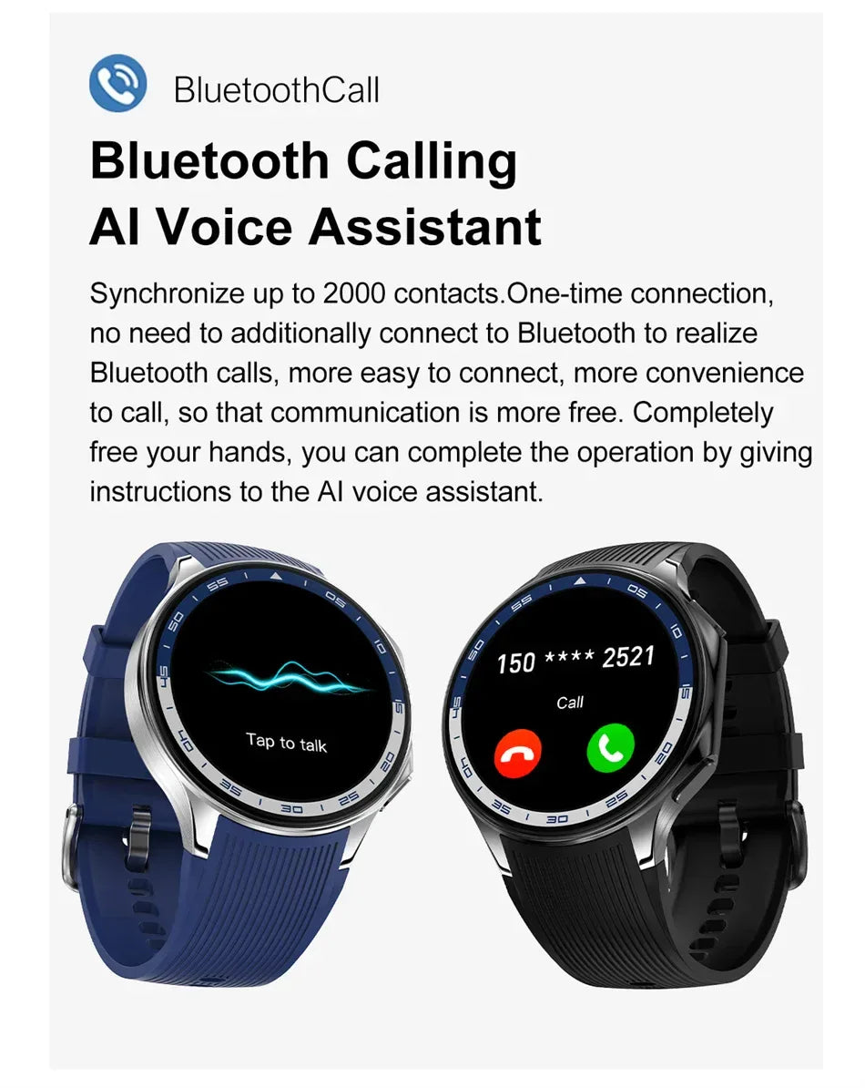 DT Watch X 4G Memory For OPPO Smart Watch Music Video Bluetooth Call IP68 Waterproof AMOLED Smartwatch For TWS Earphones 2026New