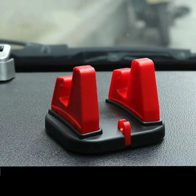 Car Phone Holder Stick To Dashboard Bracket Phone Stand Silicone Car Dashboard GPS Stable Phone Supports High Quality