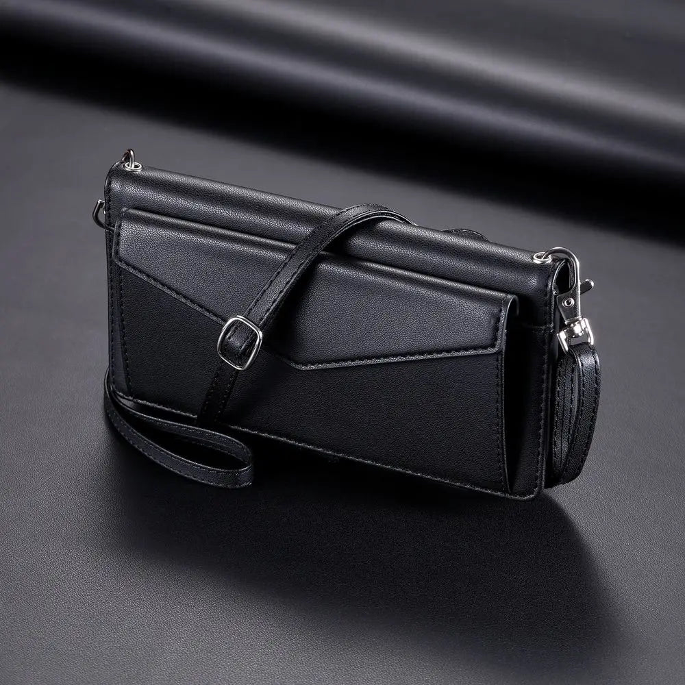 Coque Xiaomi 14 13 12 11 10 - Flip Wallet avec Porte-Carte et Lanière