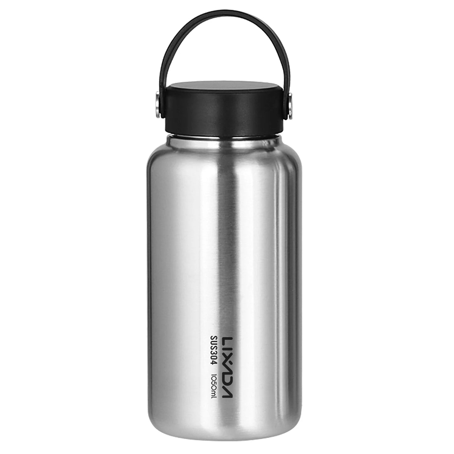 LIXADA Stainless Steel Water Bottle Leak Proof Sports Bottle with 750ml Water Cup for Outdoor Camping Hiking Sport Bottle