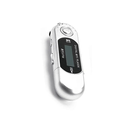MP3 Mini Player Support 32G TF Card Flash Drive Lightweight LCD Music Player 3.5mm Audio Jack One Finger Control with Card Slot