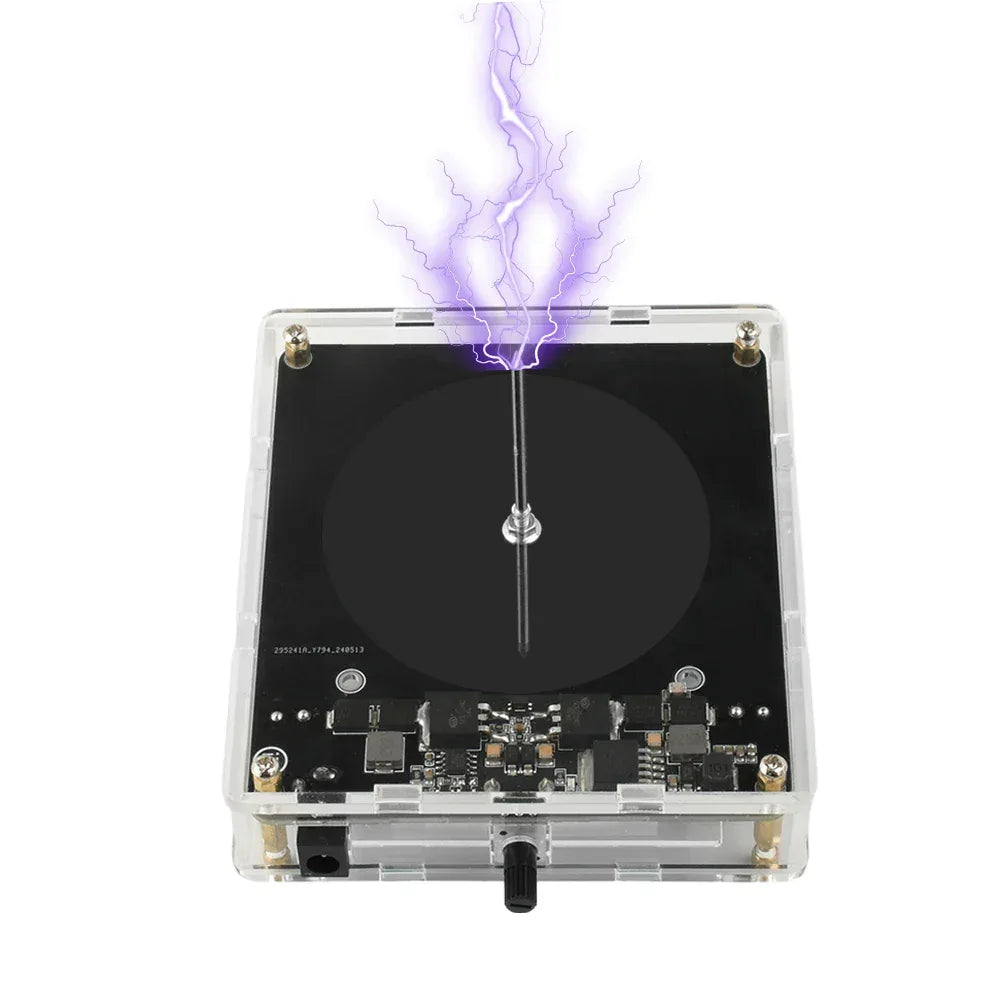 10cm Tesla Coil Arc Generator Touchable Artificial Lightning for Physics Teach Electromagnetic Science Popularization Experiment
