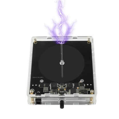 10cm Tesla Coil Arc Generator Touchable Artificial Lightning for Physics Teach Electromagnetic Science Popularization Experiment