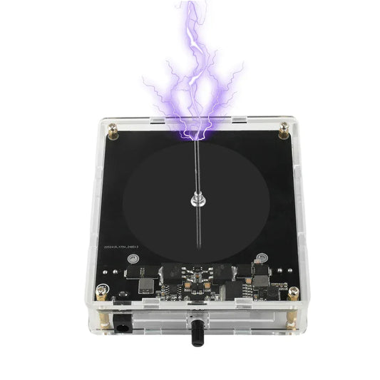 10cm Tesla Coil Arc Generator Touchable Artificial Lightning for Physics Teach Electromagnetic Science Popularization Experiment
