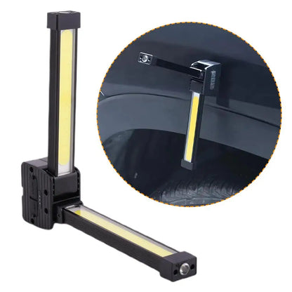 Gym Lamp For Posing Portable Magnet LED Flashligh 7th Gear Dimming Folding Worklight Waterproof Led Flashlight With Magnet Hook