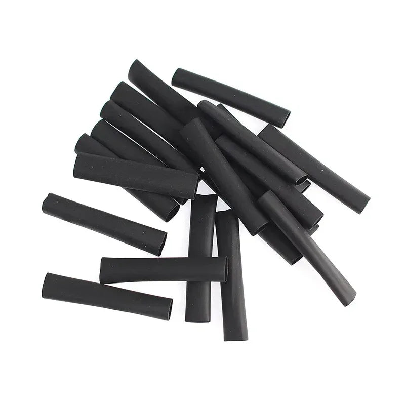 127PCS Heat-shrink Tubing Kit 2:1 black Thermoresistant Tube Electrical Connection Wire Cable Insulation Sleeving