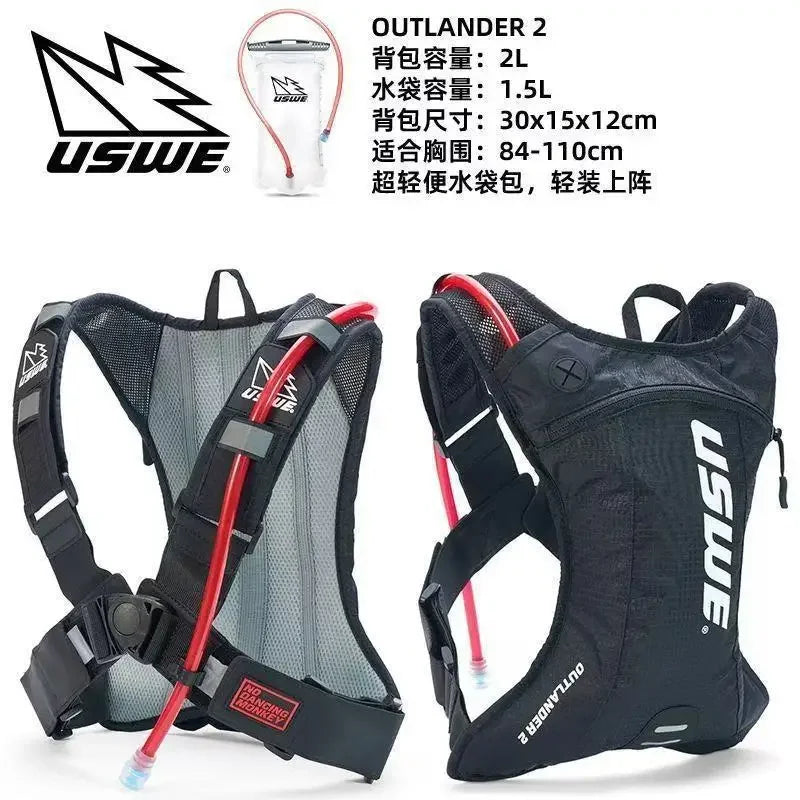 USWE water Bag Cycling Sports Travel Hiking Backpack Lightweight Breathable