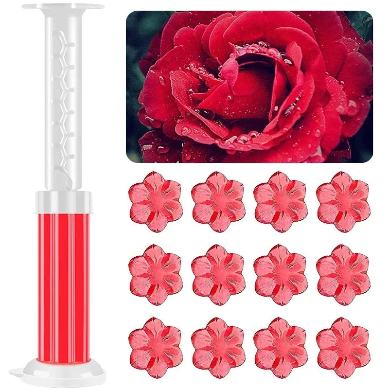 1-10Pcs Flower Gel Stamp Toilet Cleaner Air Freshener Bathroom Toilet Cleaning Gel Needle Design Fragrance Deodorant Supplies