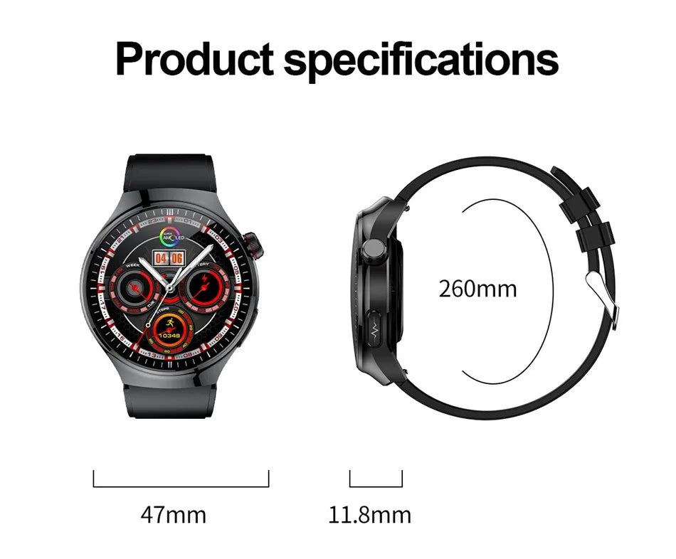 2026New For Man Smartwatches Outdoor Sport Smart Watch Men 1.43“ HD AMOLED Screen ECG physical examination BT5.0 Call smartwatc