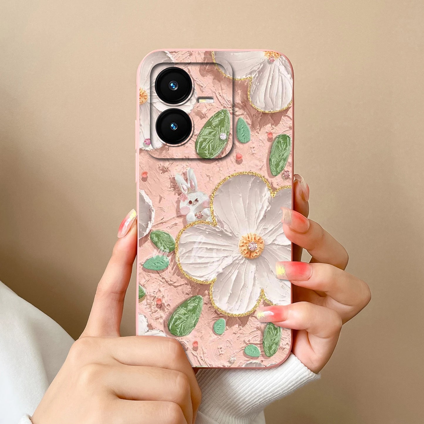 Case For Vivo Y22 Y22S Cover Camera Lens Protector For Vivo Y 22 Soft Liquid Silicone Cartoon Phone Back Covers For Women Man