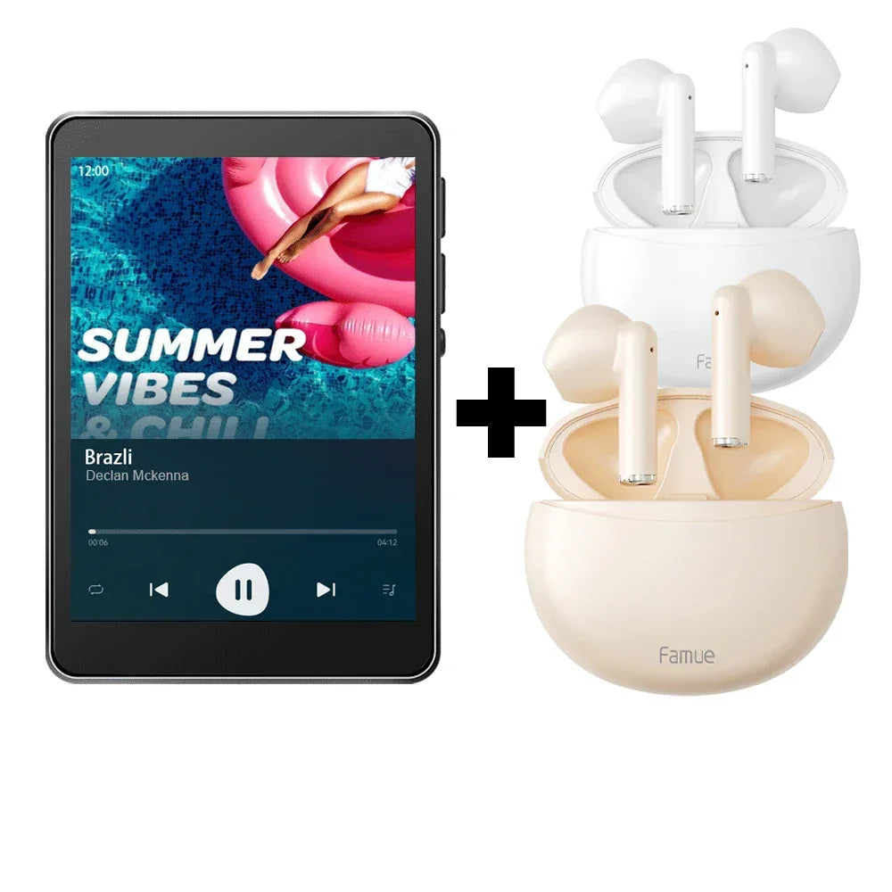Famue PA03 Android Bluetooth MP3/MP4 Player Lossless Audio| 2.8" Screen | 80GB | WiFi | YouTube/Twitter/Spotify Download SQ HIFI