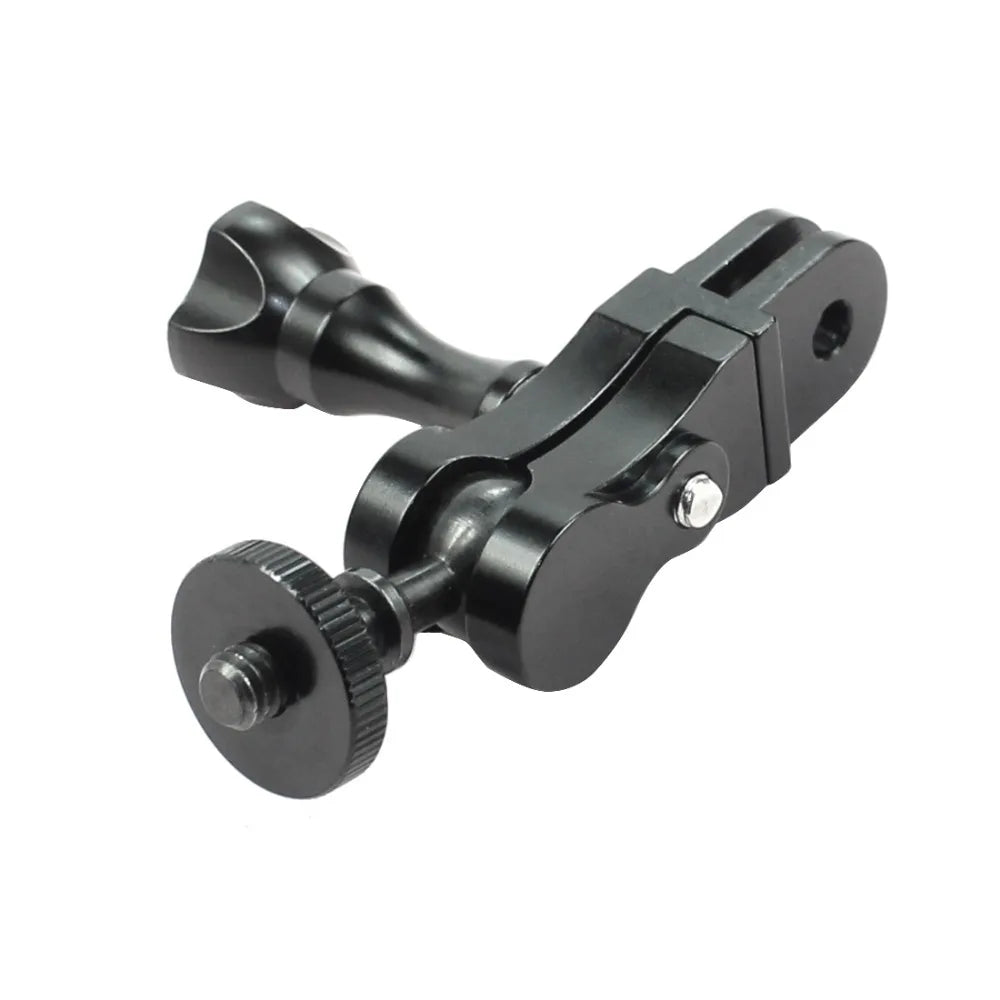 Universal Aluminum Arm Adapter Mount Bracket Connector W/ Knob 1/4'' Inch Screw for GoPro for OSMO Action YI Sports DSLR Cameras