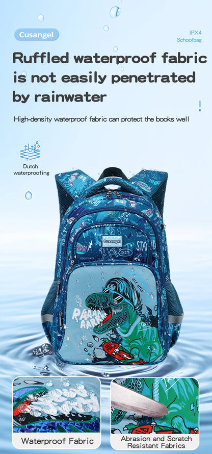 Cartoon Unicorn 3 Piece Set School Bags For Girls Boys Kids Space Backpack Primary School Students Backpack With lunch box