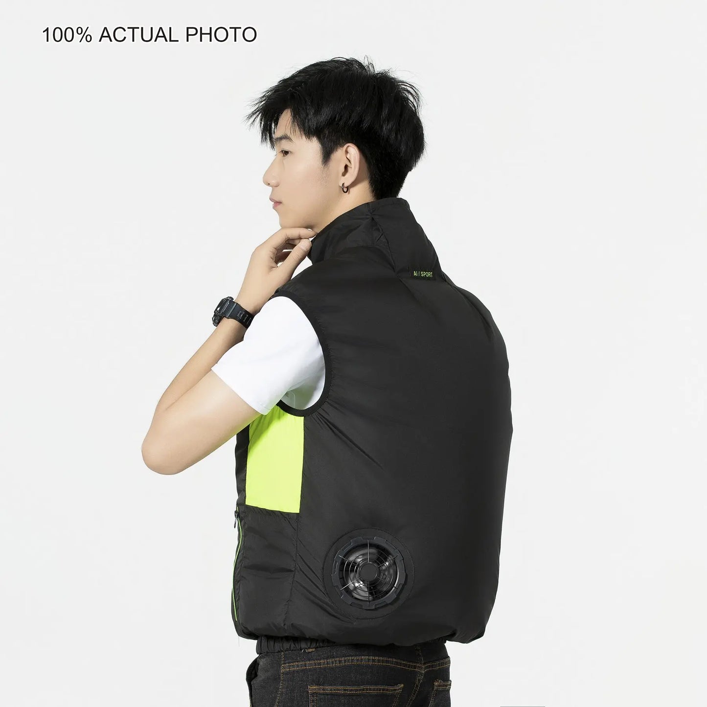 G-MACHT Summer Breathable Wearable Cooling 2-3-4Fans Vest Ice Cooling Air Conditioner Clothes For Outdoor Fishing Heat Resistant