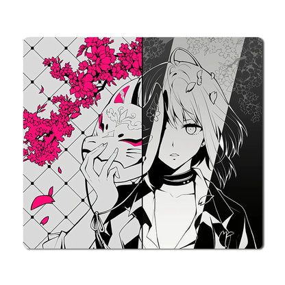 Skypad SORA YUME Glass Gaming Mouse Pad 260x210mm Smooth Frosted Surface Customize Mat FPS Office Esports Game Glass Mouse Pads