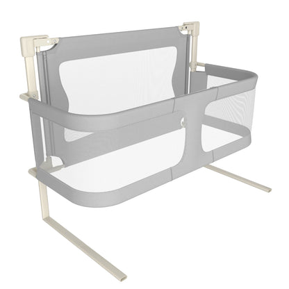 Baby Bedside Crib 120x50cm, Parent Bed Crib, Bed Rail/Fall Protection Alternative for Children's Bed, Baby Box Spring Bed