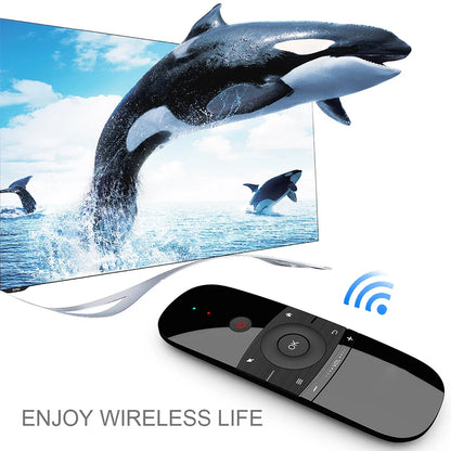 W1 Air Mouse Wireless Keyboard Remote Control 2.4G IR Learning 6-Axis gyroscope Motion Sense for Smart TV Android TV Box PC