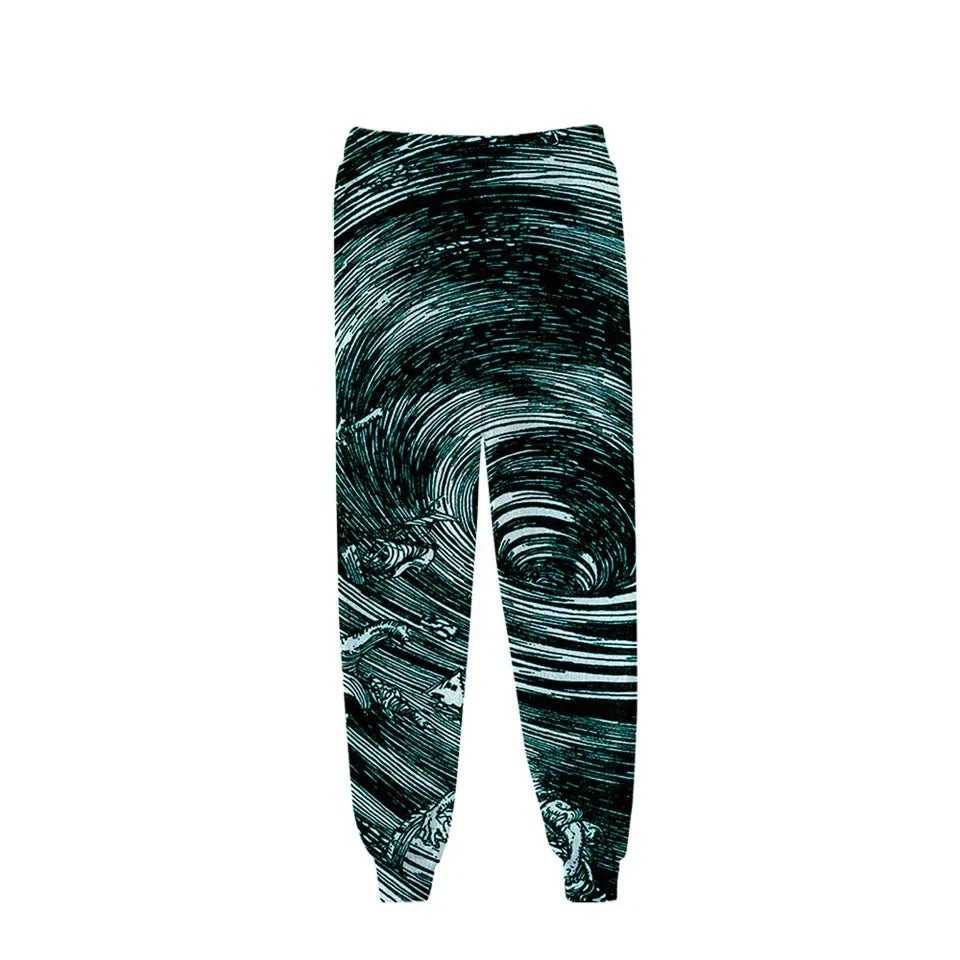 New Hot Sale 3D Print Tie Dye Pink and Green Pants Colorful Psychedelic Trousers Streetwear Men/Women Sweatpants