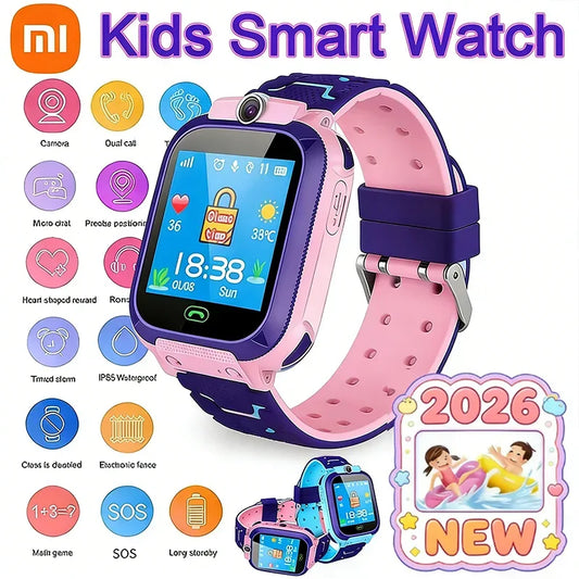 XIiaomi New5G Kids Smart Watch Sim Card Call SOS GPS Location Child Smart Watch Camera Waterproof Watch For Boys Girls Gifts