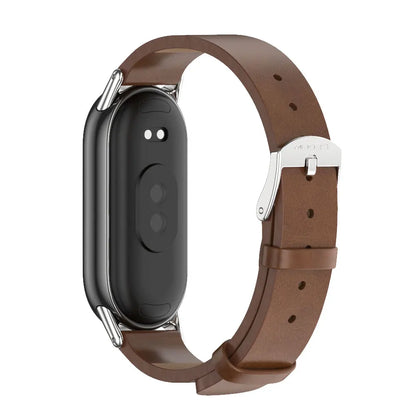 Strap for Xiaomi Mi Band 10 9 8 Bracelet Fashion Leather Replacement Wristband Miband 8 NFC Correa Mi Smart Band 8 9 Wrist Strap