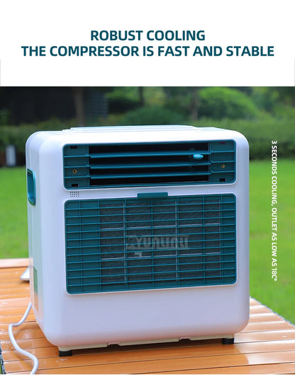 220V Mobile Air Conditioning Machine Free Installation Air Conditioner Small Camping Climatisation Cooling Machine