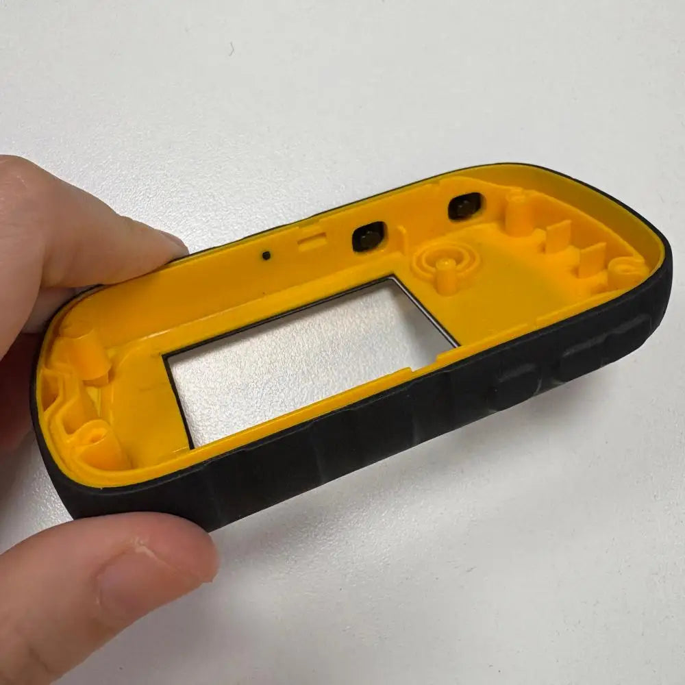 Garmin Etrex 10 Front Cover With Glass Panel With Power Button GPS Handheld Replacement Yellow Shell Repair